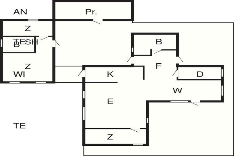 7 Person Holiday Home In Fan Фане Екстер'єр фото